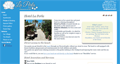 Desktop Screenshot of laperlahotel.it