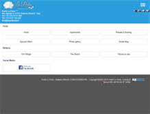 Tablet Screenshot of laperlahotel.it